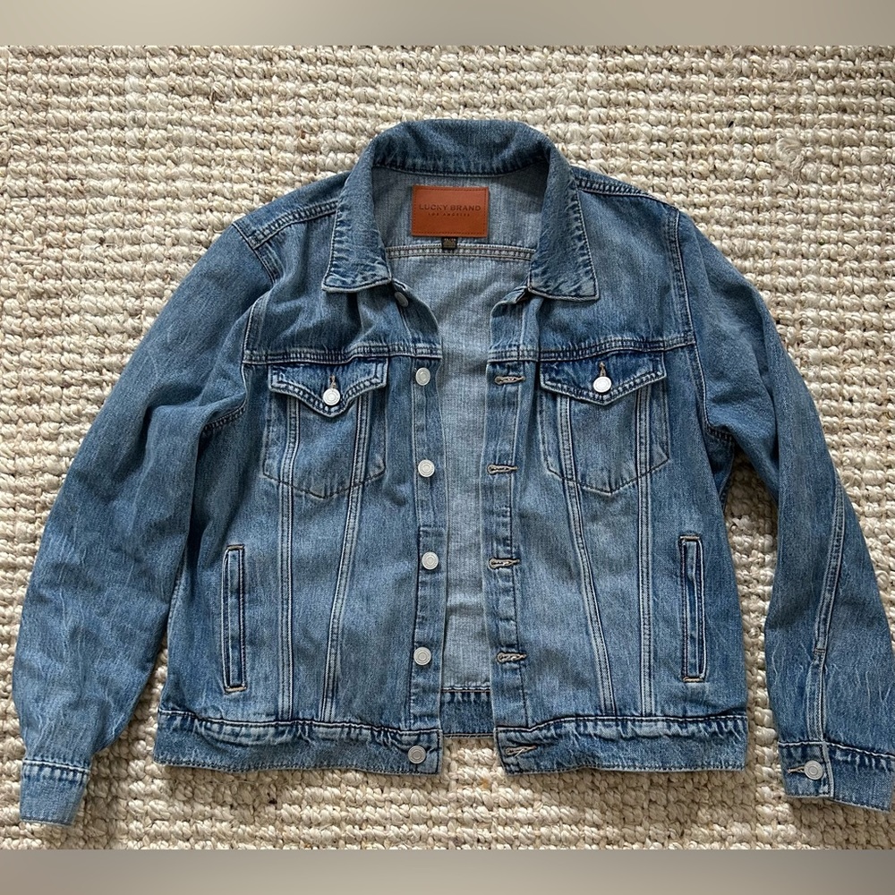 Lucky Brand Tomboy Trucker Denim Jacket
